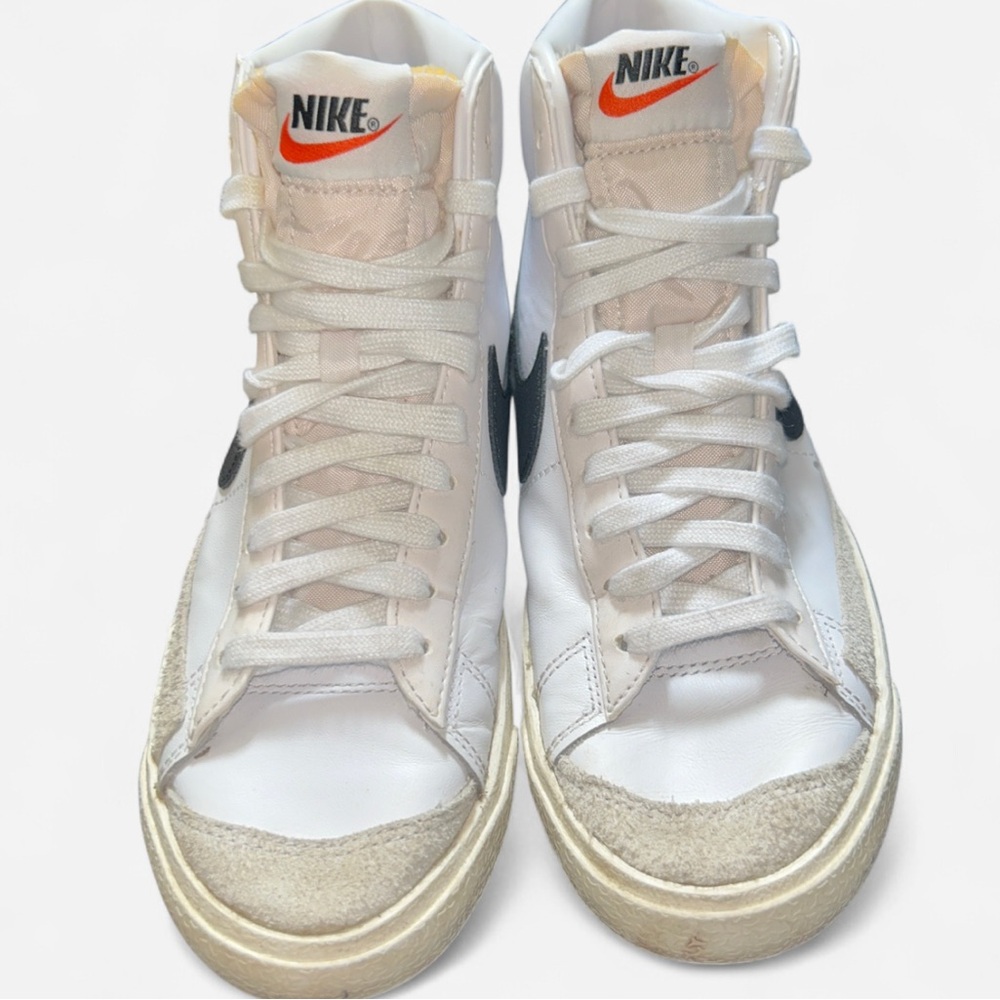Nike White and Black High-Tops - Picture 3 of 7